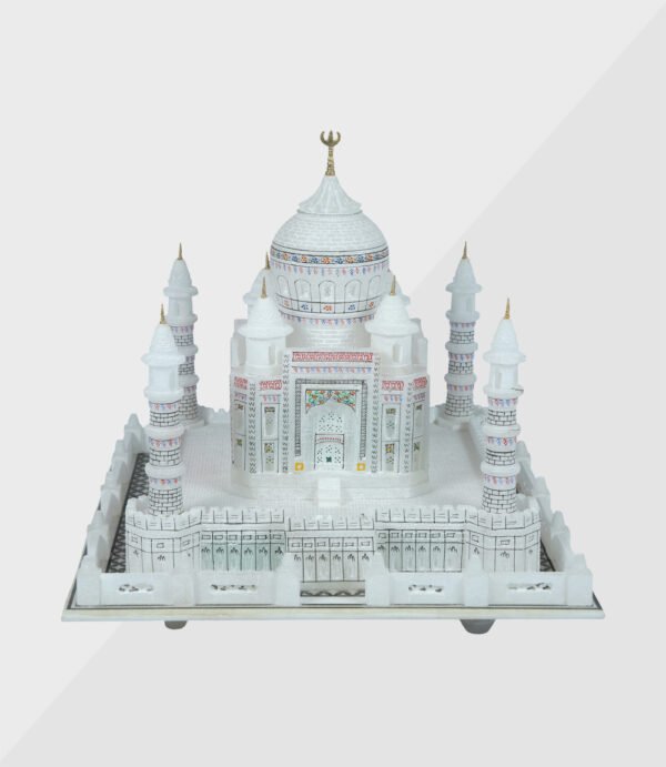 White Marble Inaly Taj Mahal